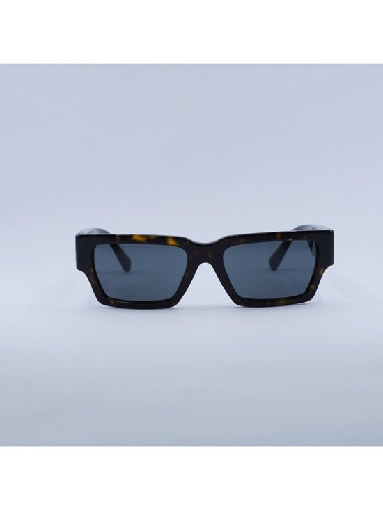 Versace VE4459 108/87 Unisex Sunglasses Havana Rectangle Frame, Grey Lenses main image 10